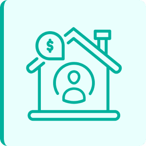 House icon with dollar sign